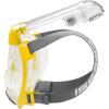 imageCressi Adult Snorkeling Full Face Mask  Wide Clear View AntiFog System  Easy Breathing Safety First  New 2019  Duke Dry Designed in Italy Quality Since 1946ClearYellow