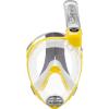 imageCressi Adult Snorkeling Full Face Mask  Wide Clear View AntiFog System  Easy Breathing Safety First  New 2019  Duke Dry Designed in Italy Quality Since 1946ClearYellow