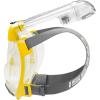 imageCressi Adult Snorkeling Full Face Mask  Wide Clear View AntiFog System  Easy Breathing Safety First  New 2019  Duke Dry Designed in Italy Quality Since 1946ClearYellow