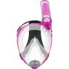 imageCressi Adult Snorkeling Full Face Mask  Wide Clear View AntiFog System  Easy Breathing Safety First  New 2019  Duke Dry Designed in Italy Quality Since 1946ClearTranslucent Pink