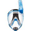 imageCressi Adult Snorkeling Full Face Mask  Wide Clear View AntiFog System  Easy Breathing Safety First  New 2019  Duke Dry Designed in Italy Quality Since 1946ClearBlue