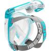 imageCressi Adult Snorkeling FullFace Snorkel Mask ampamp Adjustable Fins Kit  Wide Clear View AntiFog System  Easy Breathing  Short Fins  Ideal for Traveling  Duke ampamp Bonete designed in ItalyClearTranslucent Aquamarine