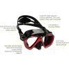 imageCressi Adult Snorkeling Kit Mask  Snorkel Dual Lens Mask Made of Soft Silicone Perfect Seal Ranger ampamp TaoBlackRed