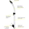 imageCressi Adult Snorkeling Kit Mask  Snorkel Dual Lens Mask Made of Soft Silicone Perfect Seal Ranger ampamp TaoClearBlack