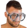 imageCressi Adult Snorkeling Kit Mask  Snorkel Dual Lens Mask Made of Soft Silicone Perfect Seal Ranger ampamp TaoClearBlack