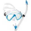 imageCressi Adult Snorkeling Kit Mask  Snorkel Dual Lens Mask Made of Soft Silicone Perfect Seal Ranger ampamp TaoClearBlue