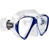 imageCressi Adult Snorkeling Kit Mask  Snorkel Dual Lens Mask Made of Soft Silicone Perfect Seal Ranger ampamp TaoClearCobaltWhite