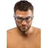 imageCressi Adult Swim Goggles with Long Lasting AntiFog Technology  Planet made in ItalyClearBlackSilver