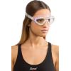imageCressi Adult Swim Goggles with Long Lasting AntiFog Technology  Planet made in ItalyClearWhiteLilac