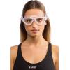 imageCressi Adult Swim Goggles with Long Lasting AntiFog Technology  Planet made in ItalyClearWhitePink