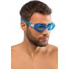 imageCressi Adult Swimming Goggles with Flat Lenses for Natural Vision  Soft Silicone  Fox made in ItalyAquamarine