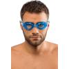 imageCressi Adult Swimming Goggles with Flat Lenses for Natural Vision  Soft Silicone  Fox made in ItalyAquamarine