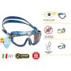 imageCressi Adult Wide View Silicone AntiUV Swimming Mask Skylight Created in ItalyClearWhiteBlack
