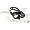 imageCressi First Dive Mask with Inclined Lenses for Scuba Diving  Focus Made in ItalyBlack