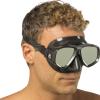 imageCressi First Dive Mask with Inclined Lenses for Scuba Diving  Focus Made in ItalyBlackBlack  Mirrored Lens