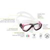 imageCressi First Dive Mask with Inclined Lenses for Scuba Diving  Focus Made in ItalyClearPink
