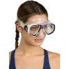 imageCressi First Dive Mask with Inclined Lenses for Scuba Diving  Focus Made in ItalyClearWhiteLilac