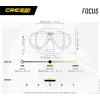 imageCressi First Dive Mask with Inclined Lenses for Scuba Diving  Focus Made in ItalyClearYellow