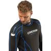 imageCressi Full Diving Snorkeling Mens and Ladies Wetsuit 25mm in Premium High Stretch Neoprene  Maya Designed in ItalyBlackBlue