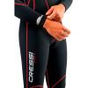 imageCressi Full Diving Snorkeling Mens and Ladies Wetsuit 25mm in Premium High Stretch Neoprene  Maya Designed in ItalyBlackRed
