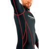 imageCressi Full Diving Snorkeling Mens and Ladies Wetsuit 25mm in Premium High Stretch Neoprene  Maya Designed in ItalyBlackRed