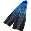 imageCressi High Duty Full Foot Pocket Scuba Diving Fins  HiSurface Below Blade Foot Pocket  Free Frog Made in ItalyBlue
