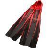 imageCressi High Duty Full Foot Pocket Scuba Diving Fins  HiSurface Below Blade Foot Pocket  Free Frog Made in ItalyRed