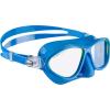imageCressi Kids Comfortable Silicone Mask with Adjustable Strap for Snorkeling and Pool  for Children 5 to 10 years old  Moon made in ItalyAzureLime