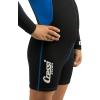 imageCressi Kids Swimsuit in Neoprene 15mm for Boys and Girls 2 to 10 years old  Kids Swimsuit designed in ItalyBlackBlue