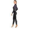 imageCressi Lady FrontZip Full 25mm Wetsuit for Snorkeling Swimming and Water Activities  Bahia Flex Designed in ItalyBlackLilac