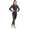 imageCressi Lady FrontZip Full 25mm Wetsuit for Snorkeling Swimming and Water Activities  Bahia Flex Designed in ItalyBlackLilac