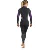 imageCressi Lady FrontZip Full 25mm Wetsuit for Snorkeling Swimming and Water Activities  Bahia Flex Designed in ItalyBlackLilac