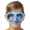 imageCressi MAREA JR Kids Youth Snorkeling Soft Mask  Cressi Italian Quality Since 1946ClearYellow