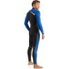 imageCressi Mens Full Front Zip Wetsuit for Swimming Snorkeling Scuba Diving  Lido Long Designed in ItalyBlackBlue