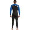 imageCressi Mens Full Front Zip Wetsuit for Swimming Snorkeling Scuba Diving  Lido Long Designed in ItalyBlackBlue