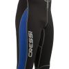 imageCressi Mens Full Front Zip Wetsuit for Swimming Snorkeling Scuba Diving  Lido Long Designed in ItalyBlackBlue