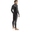 imageCressi Mens Full Front Zip Wetsuit for Swimming Snorkeling Scuba Diving  Lido Long Designed in ItalyBlackGrey