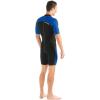 imageCressi Mens Full Front Zip Wetsuit for Swimming Snorkeling Scuba Diving  Lido Short Designed in ItalyBlackBlue