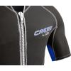 imageCressi Mens Full Front Zip Wetsuit for Swimming Snorkeling Scuba Diving  Lido Short Designed in ItalyBlackBlue