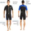 imageCressi Mens Full Front Zip Wetsuit for Swimming Snorkeling Scuba Diving  Lido Short Designed in ItalyBlackGrey