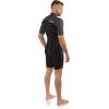 imageCressi Mens Full Front Zip Wetsuit for Swimming Snorkeling Scuba Diving  Lido Short Designed in ItalyBlackGrey