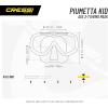 imageCressi PIUMETTA Kiddy Small Dive Mask Aged 2 3 4 5 6 7 Years  Cressi Italian Quality since 1946Yellow