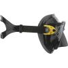 imageCressi Scuba Diving Masks with Inclined Tear Drop Lenses for More Downward Visibility  Air and Eyes Evolution Made in ItalyBlackYellow