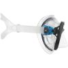 imageCressi Scuba Diving Masks with Inclined Tear Drop Lenses for More Downward Visibility  Air and Eyes Evolution Made in ItalyClearBlackBlue