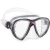 imageCressi Scuba Diving Masks with Inclined Tear Drop Lenses for More Downward Visibility  Air and Eyes Evolution Made in ItalyClearPink