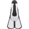imageCressi Short Full Foot Pocket Fins for Swimming or Training in the Pool and in the Sea  Light made in ItalyWhiteBlack