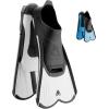 imageCressi Short Full Foot Pocket Fins for Swimming or Training in the Pool and in the Sea  Light made in ItalyWhiteBlack