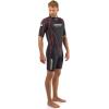 imageCressi Shorty Mens Wetsuit for Water Activities in Warm Waters Tortuga 25mm Premium NeopreneBlackRed