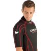 imageCressi Shorty Mens Wetsuit for Water Activities in Warm Waters Tortuga 25mm Premium NeopreneBlackRed