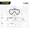 imageCressi Single Lens Frameless Scuba Mask ampamp Dry Snorkel for Snorkeling Scuba Diving FDual ampamp Supernova Dry Designed in ItalyClearPurple